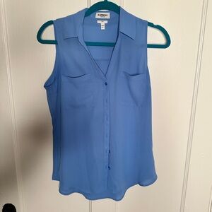 Express Sleeveless Collared Camisole in Periwinkle